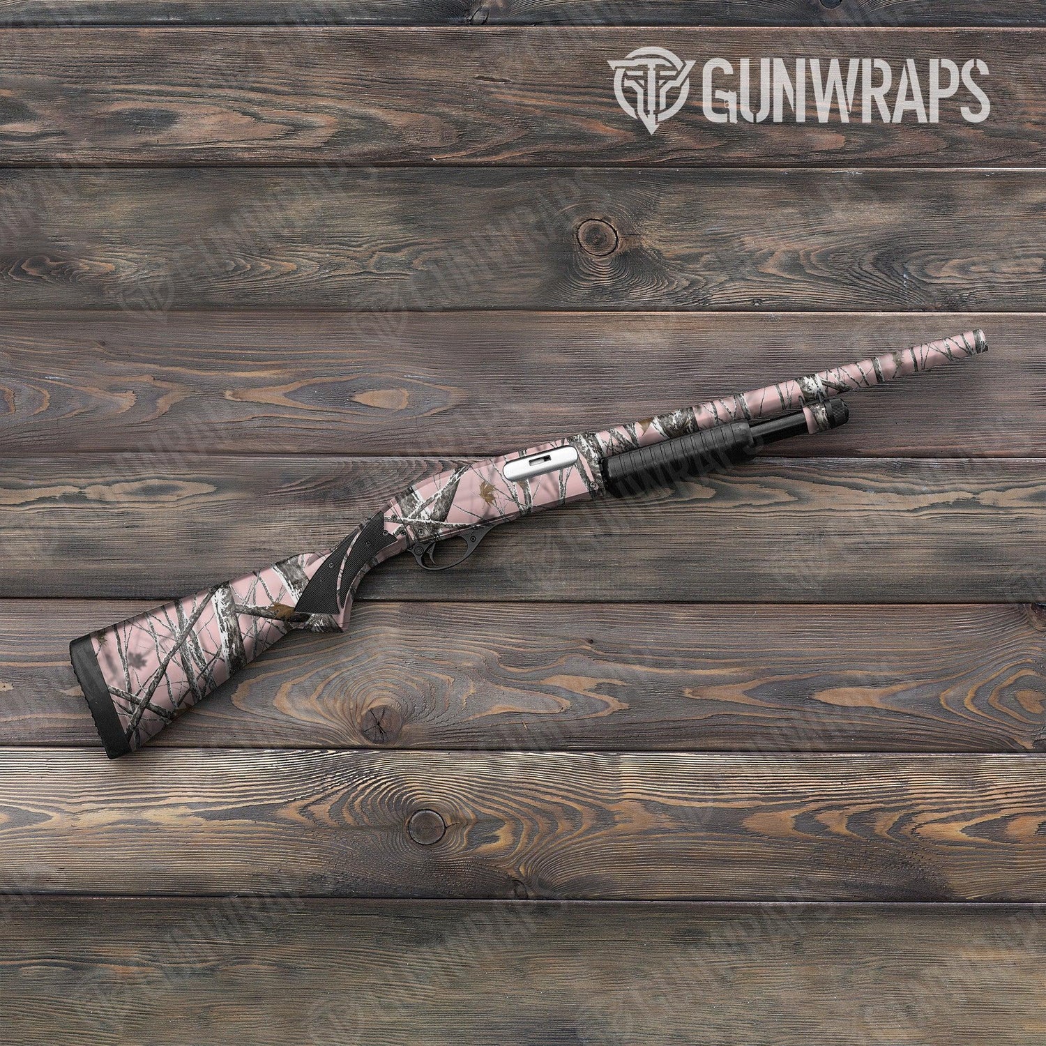 Nature Pink Snowstorm Shotgun Gun Skin Vinyl Wraps