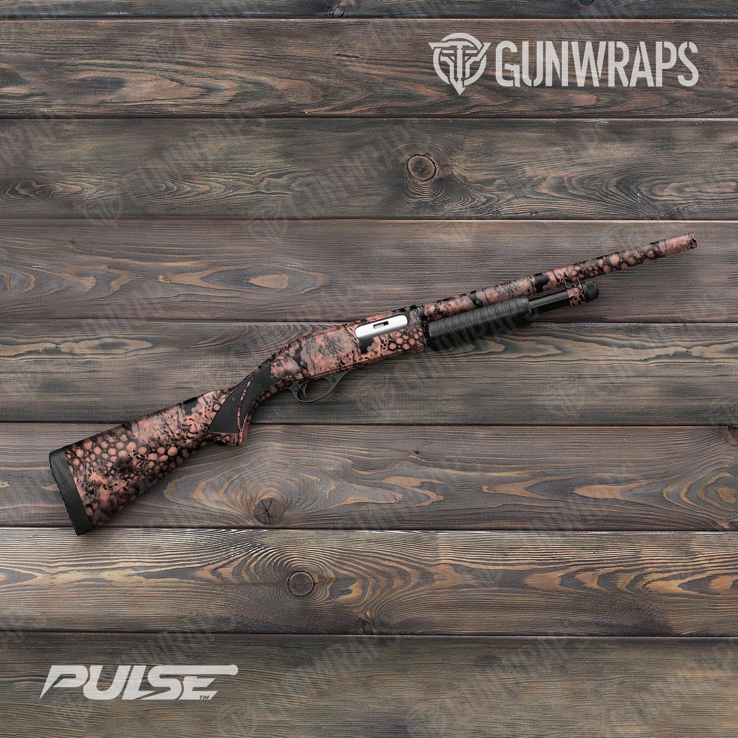 Pulse Coral Shotgun Gun Skin Vinyl Wraps