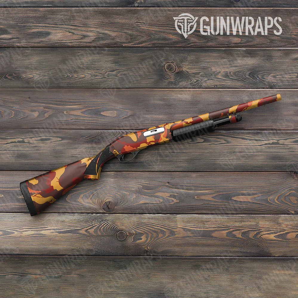 Ragged Autumn Shotgun Gun Skin Vinyl Wraps