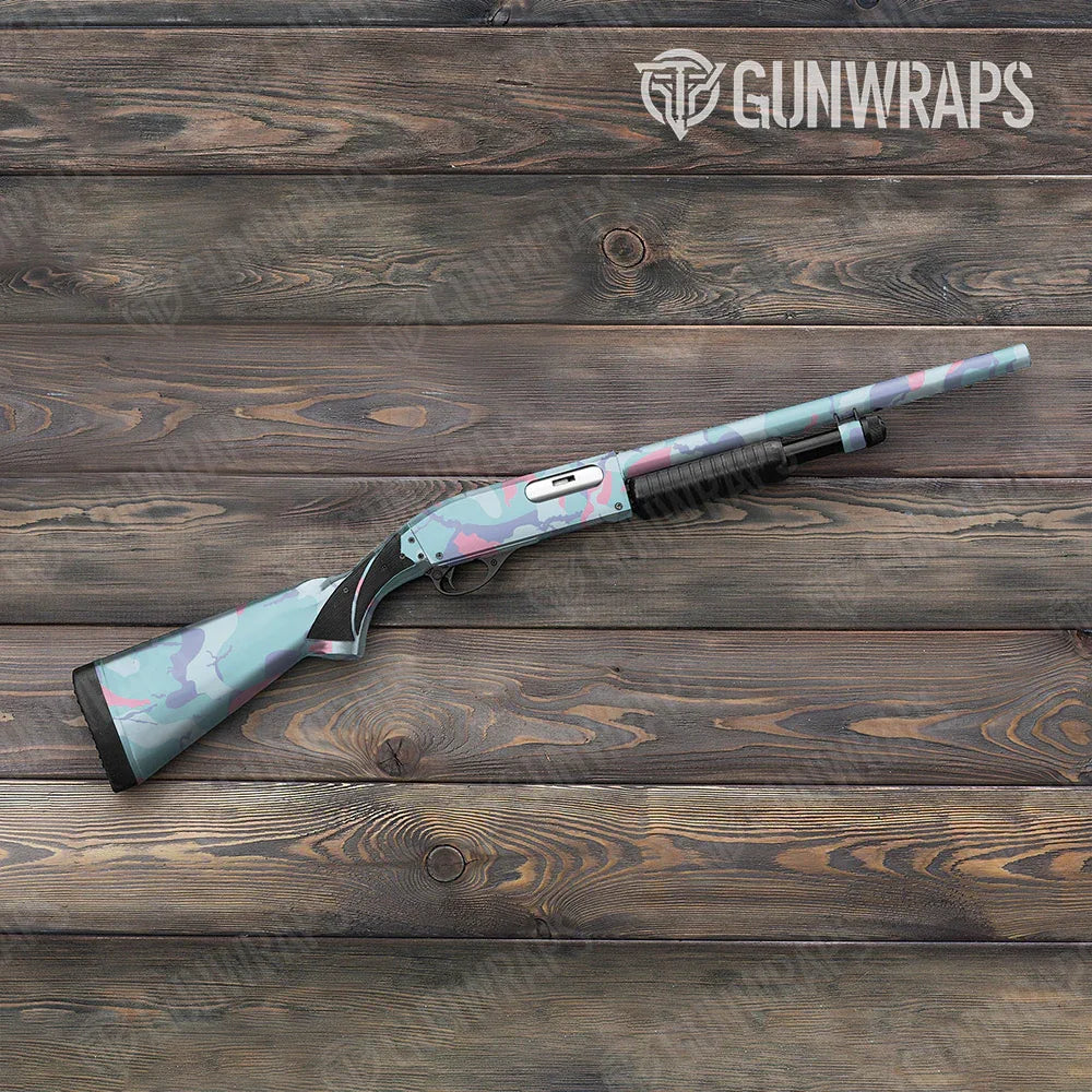 Ragged Cotton Candy Shotgun Gun Skin Vinyl Wraps