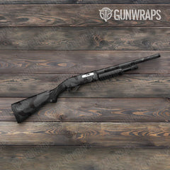 Ragged Elite Black Shotgun Gun Skin Vinyl Wraps