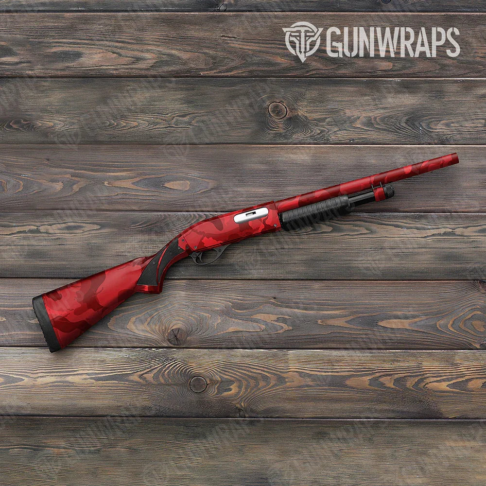 Ragged Elite Red Shotgun Gun Skin Vinyl Wraps