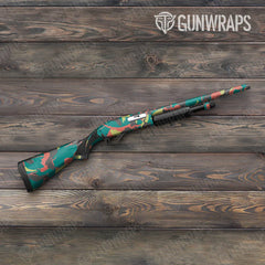 Ragged Fiesta Shotgun Gun Skin Vinyl Wraps
