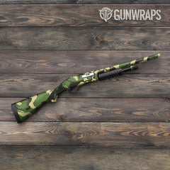 Ragged Jungle Shotgun Gun Skin Vinyl Wraps