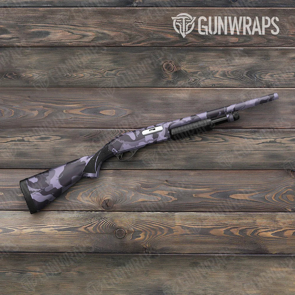 Ragged Lilac Shotgun Gun Skin Vinyl Wraps