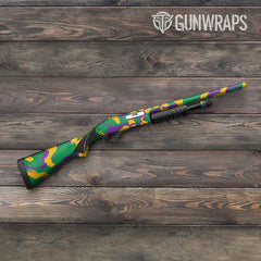 Ragged Mardi Gras Shotgun Gun Skin Vinyl Wraps
