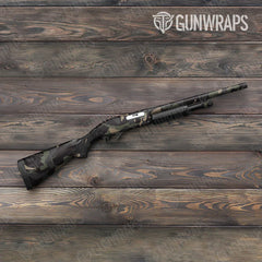 Ragged Militant Charcoal Shotgun Gun Skin Vinyl Wraps