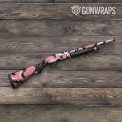 Ragged Pink Shotgun Gun Skin Vinyl Wraps