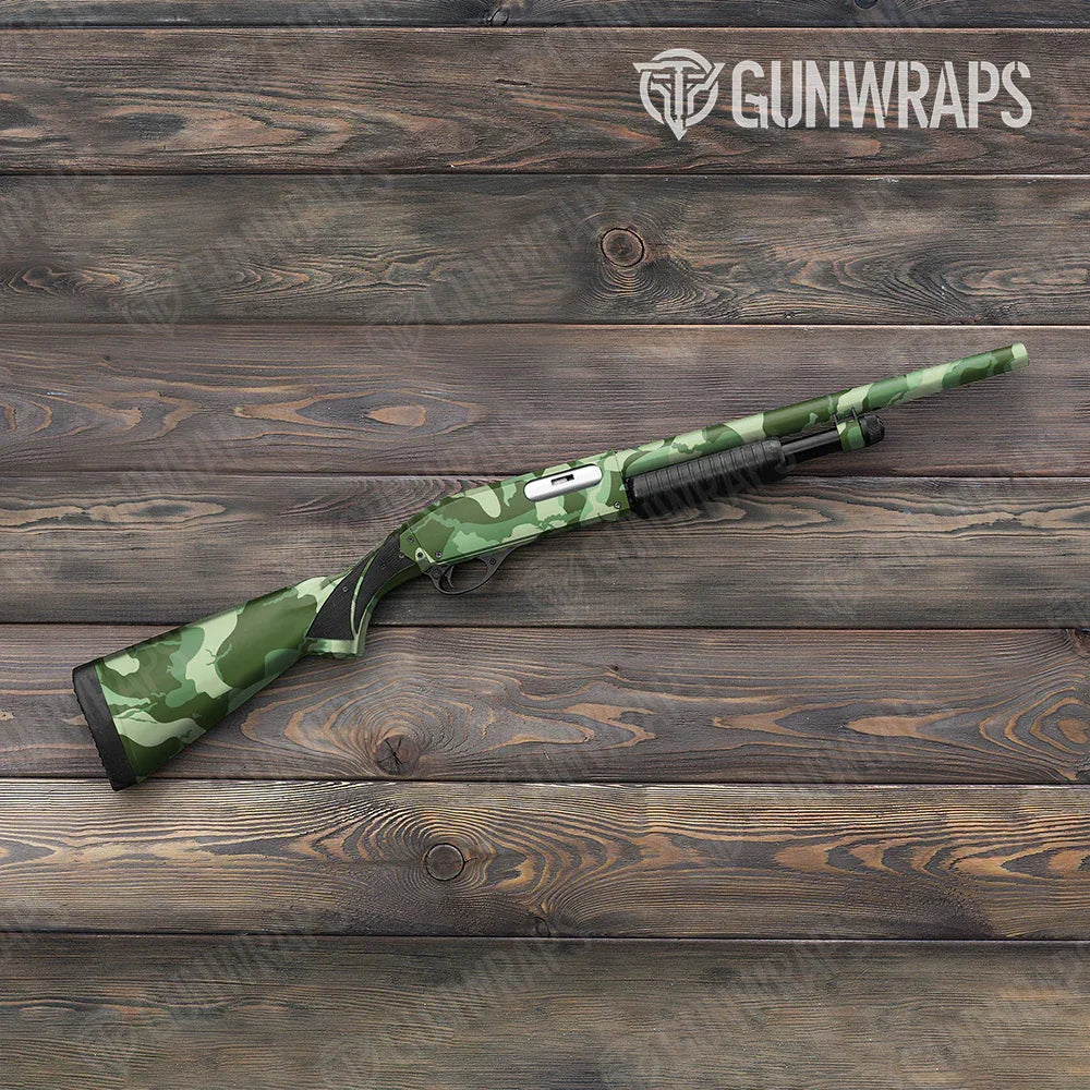 Ragged Pistachio Shotgun Gun Skin Vinyl Wraps