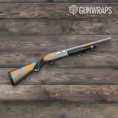 Ragged Sherbert Shotgun Gun Skin Vinyl Wraps