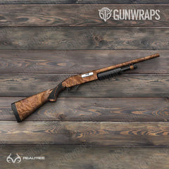 Realtree Aspect Burnt Orange Shotgun Gun Skin Vinyl Wraps