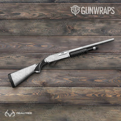 Realtree Aspect White Out Shotgun Gun Skin Vinyl Wraps
