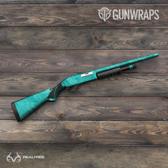 Realtree Fishing Tiffany Blue Shotgun Gun Skin Vinyl Wraps