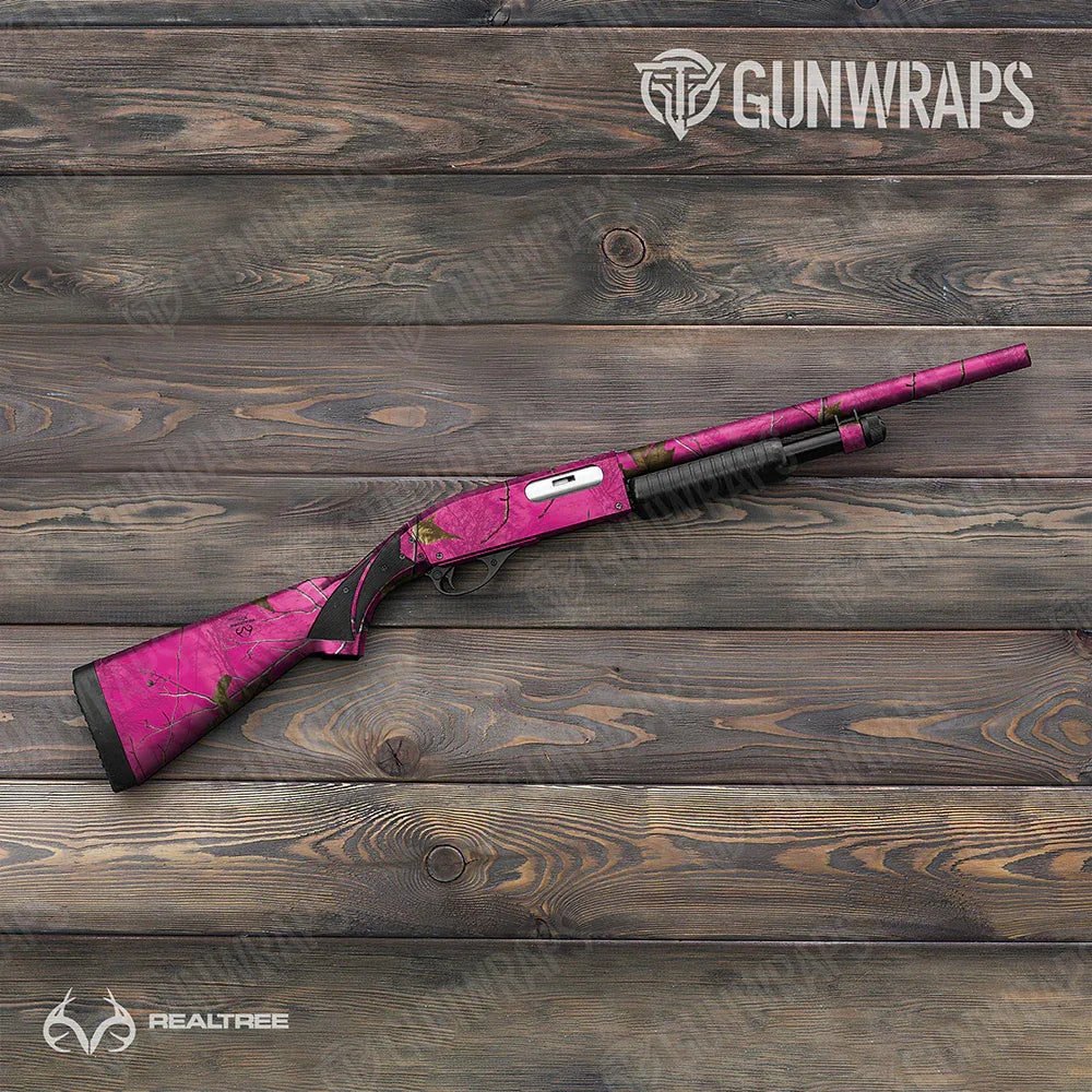 Realtree XTRA Colors Magenta Shotgun Gun Skin Vinyl Wraps