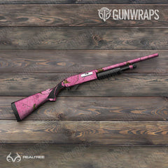 Realtree XTRA Colors Pink Shotgun Gun Skin Vinyl Wraps