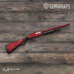 Realtree XTRA Colors Red Shotgun Gun Skin Vinyl Wraps