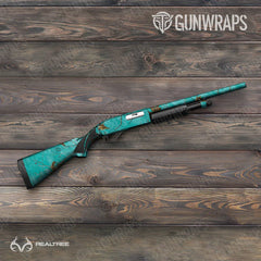 Realtree XTRA Colors Tiffany Blue Shotgun Gun Skin Vinyl Wraps