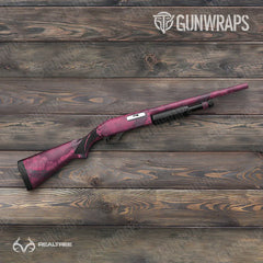 Realtree XTREME Dark Magenta Shotgun Gun Skin Vinyl Wraps