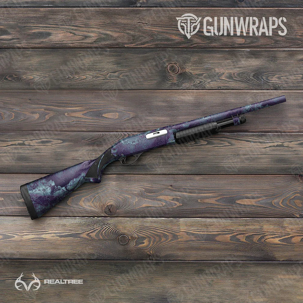 Realtree XTREME Frozen Grape Shotgun Gun Skin Vinyl Wraps