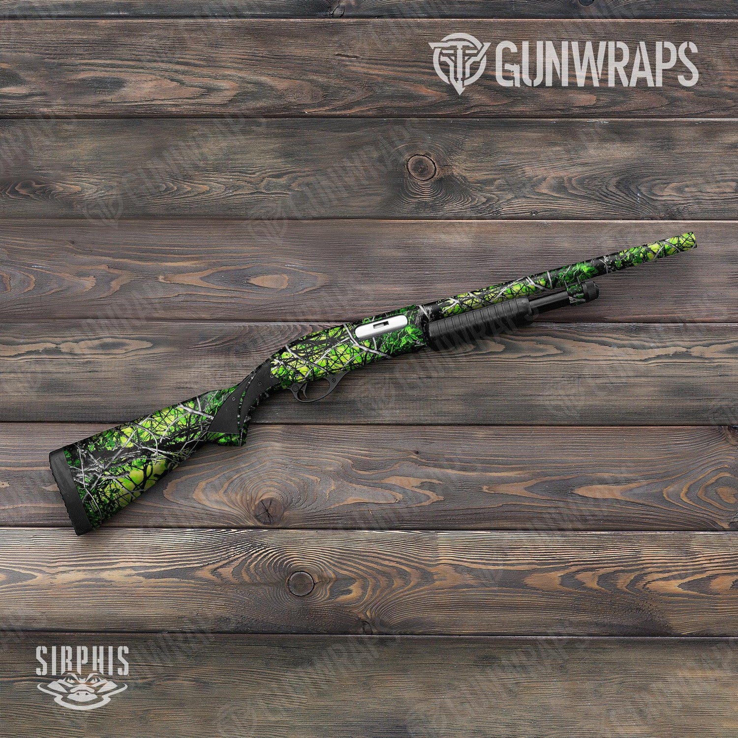 Sirphis Toxic Shotgun Gun Skin Vinyl Wraps