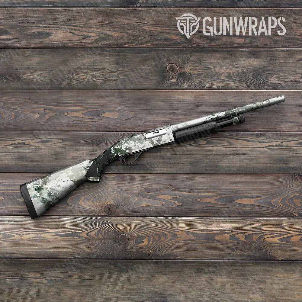 Substrate Snow Spruce Shotgun Gun Skin Vinyl Wraps