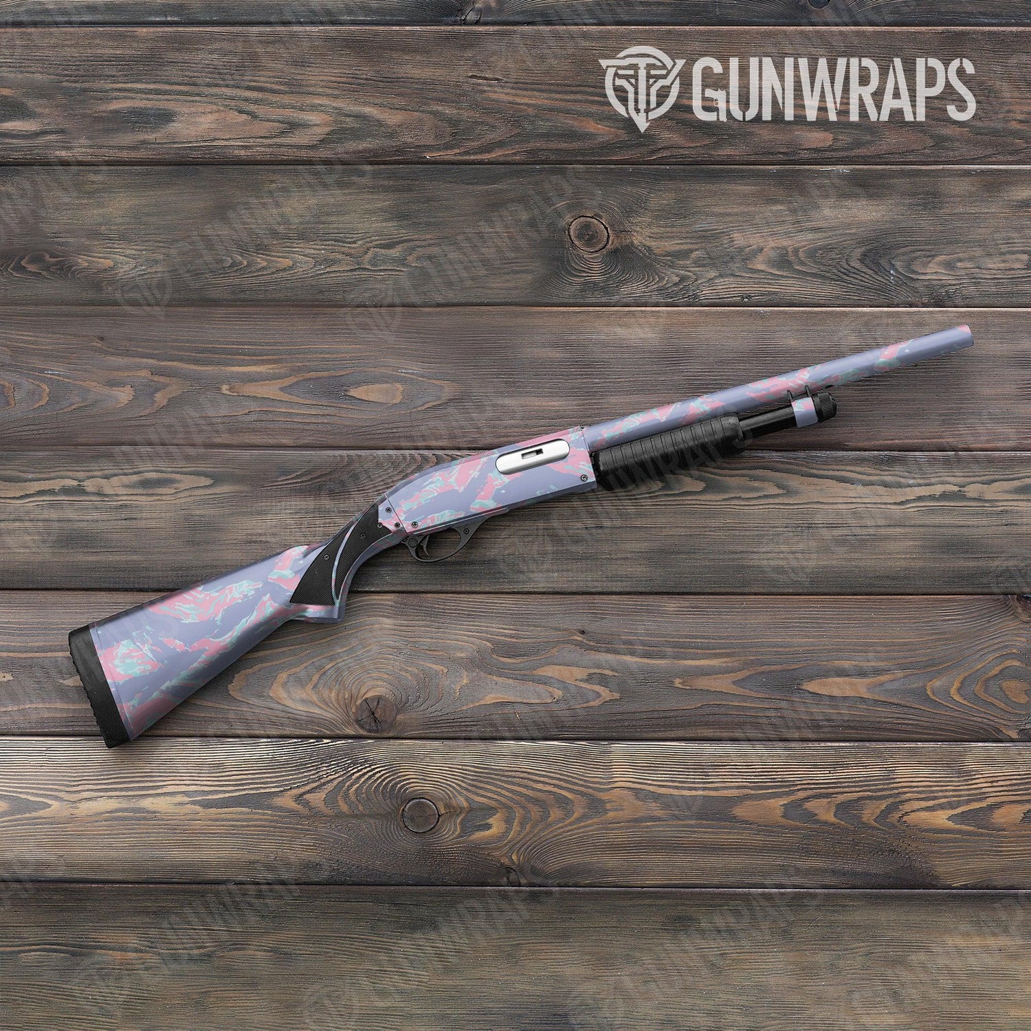 Vietnam Tiger Stripe Cotton Candy Shotgun Gun Skin Vinyl Wraps