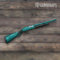 Vietnam Tiger Stripe Elite Tiffany Blue Shotgun Gun Skin Vinyl Wraps
