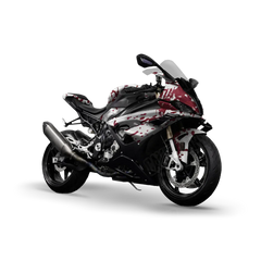 Bloodbath White Sports Bike Wraps