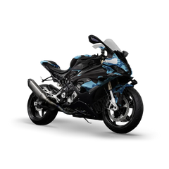 Compound Baby Blue Sports Bike Wraps