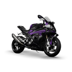 Compound Purple Tiger Sports Bike Wraps