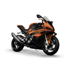 Crystal Elite Orange Sports Bike Wraps