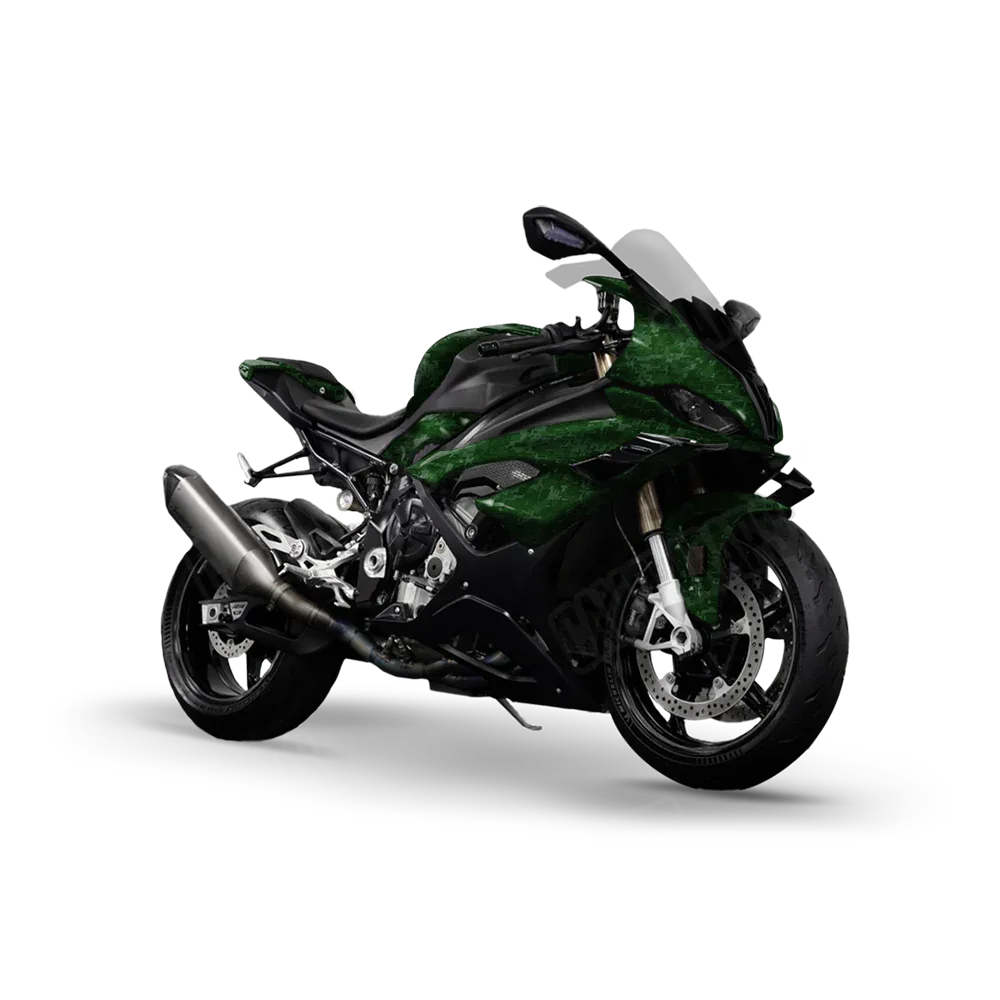 Digital Elite Green Sports Bike Wraps