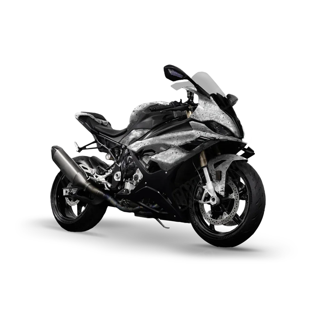 Digital Snow Sports Bike Wraps