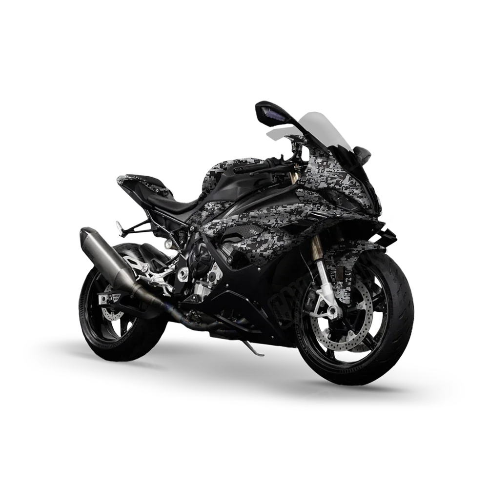 Digital Urban Night Sports Bike Wraps