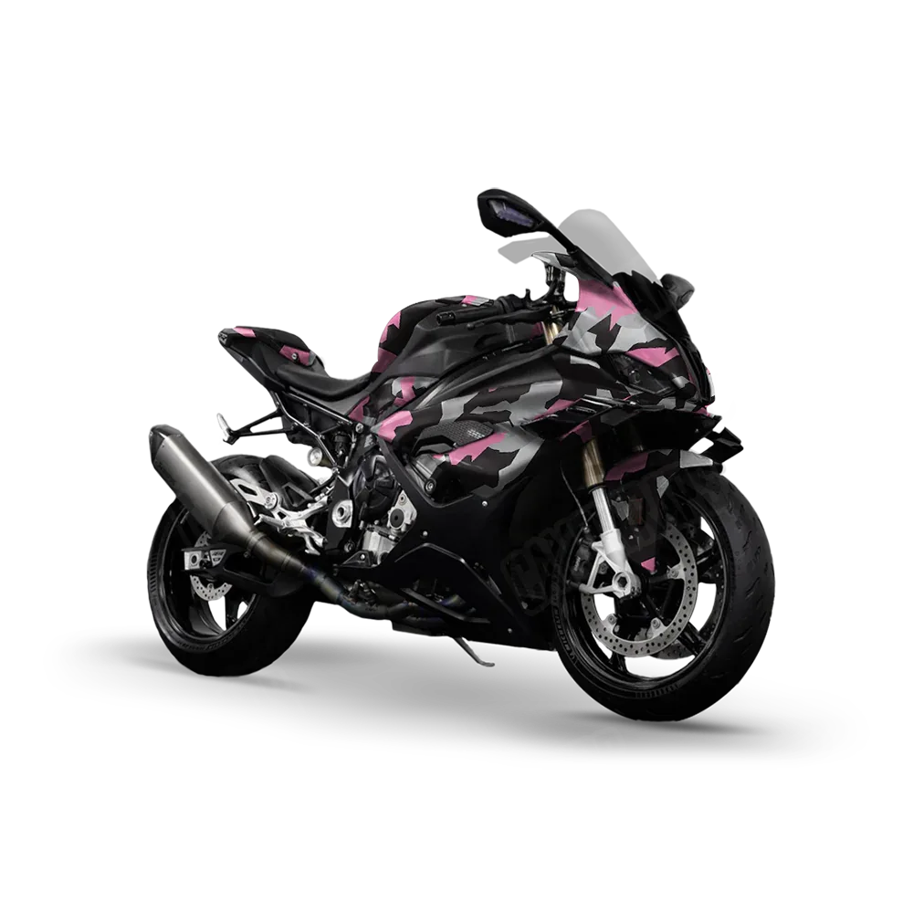 Erratic Pink Tiger Sports Bike Wraps