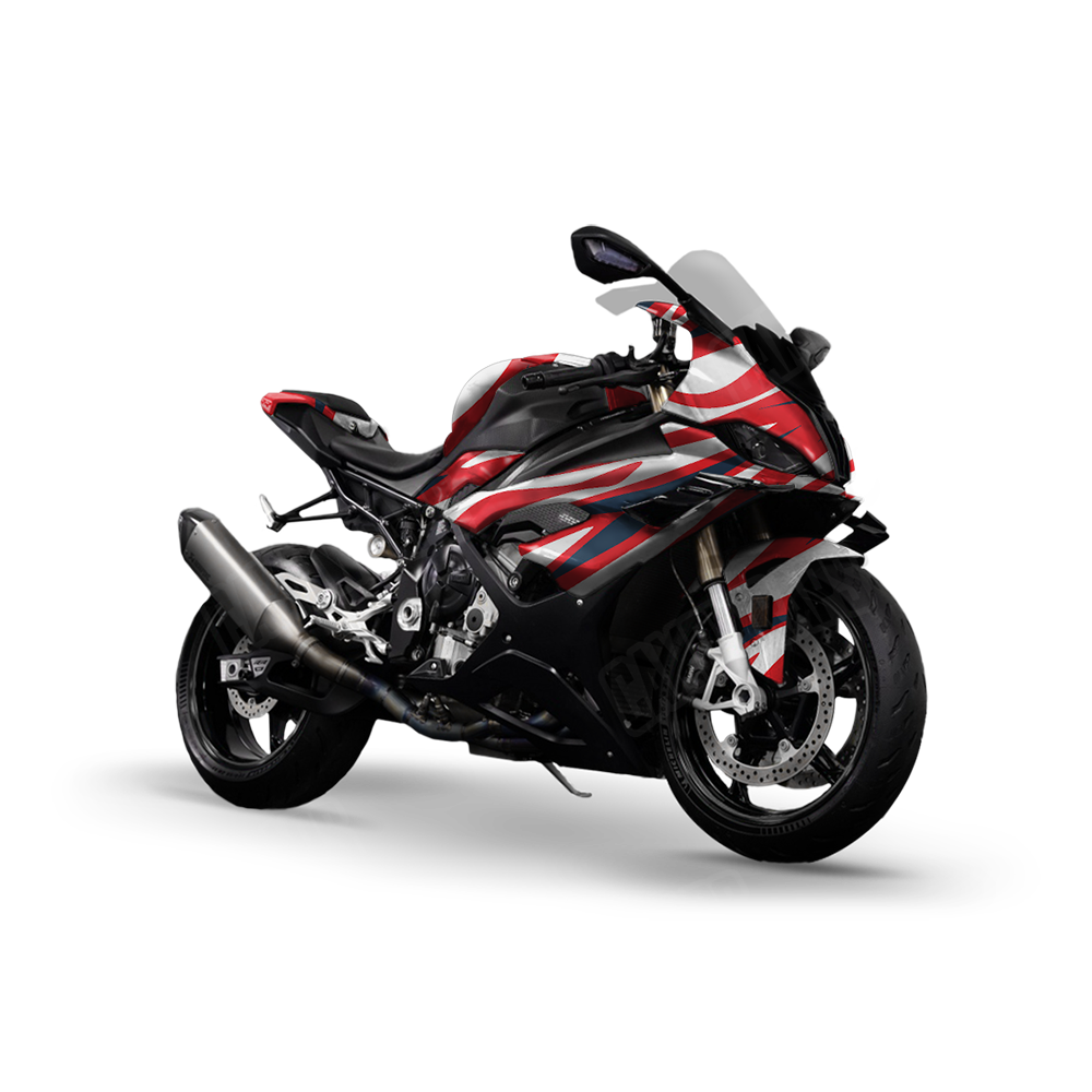 Fun Stripe America Sports Bike Wraps