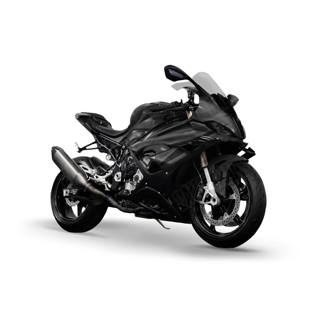 Fun Stripe Elite Black Sports Bike Wraps