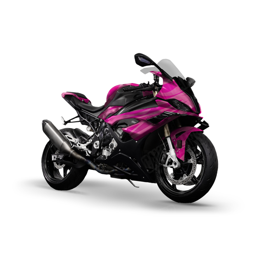 Fun Stripe Elite Magenta Sports Bike Wraps