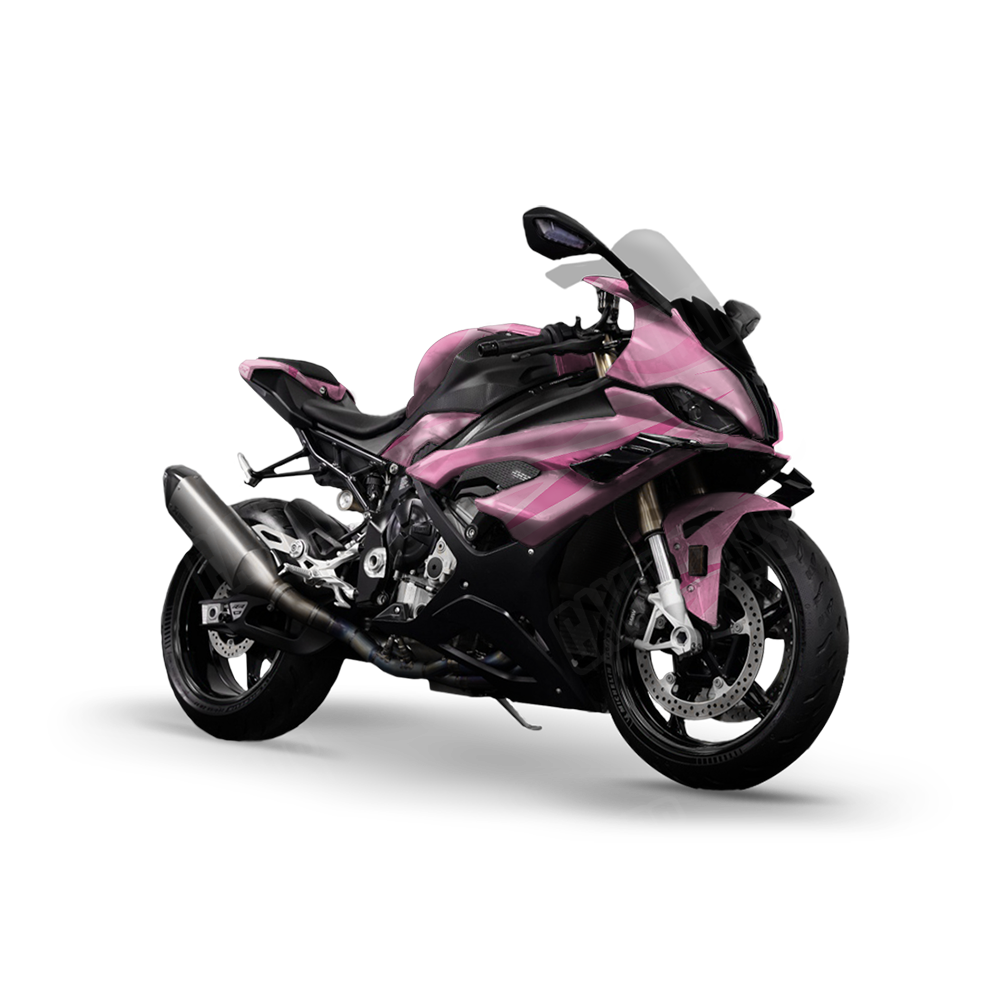 Fun Stripe Elite Pink Sports Bike Wraps