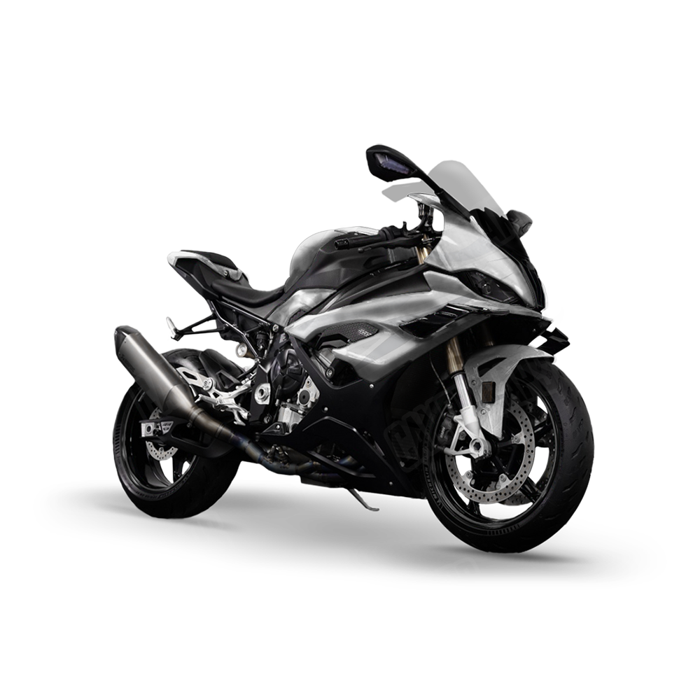 Fun Stripe Elite White Sports Bike Wraps