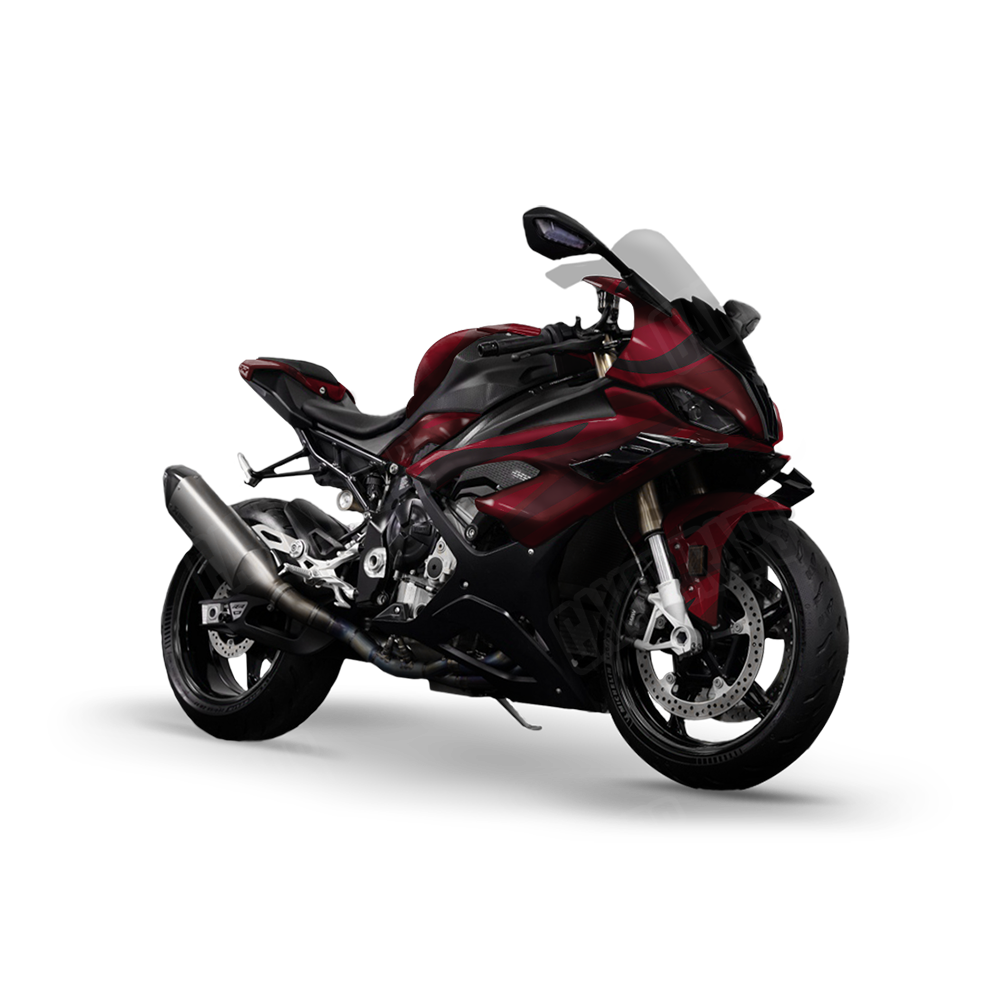 Fun Stripe Vampire Red Sports Bike Wraps