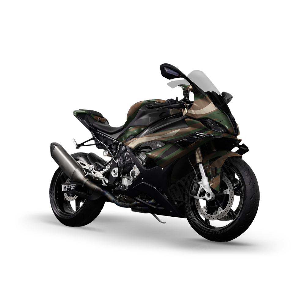 Fun Stripe Woodland Sports Bike Wraps