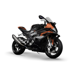 Cumulus Orange Tiger Sports Bike Wraps