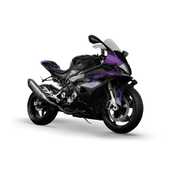 Cumulus Purple Tiger Sports Bike Wraps