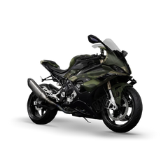 Ragged Army Green Sports Bike Wraps