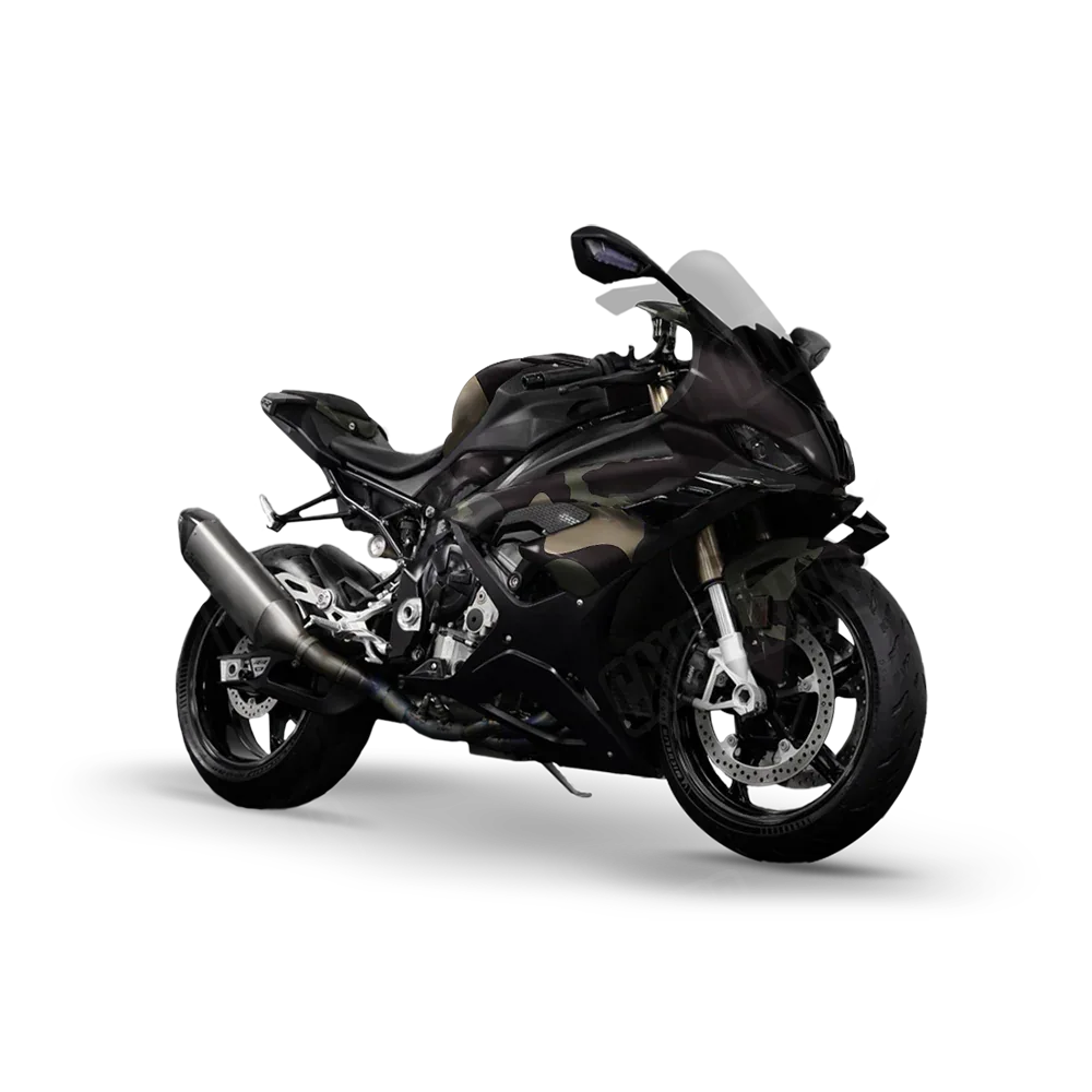 Ragged Militant Charcoal Sports Bike Wraps