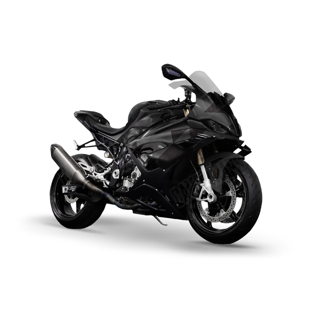 Triangle Elite Black Sports Bike Wraps