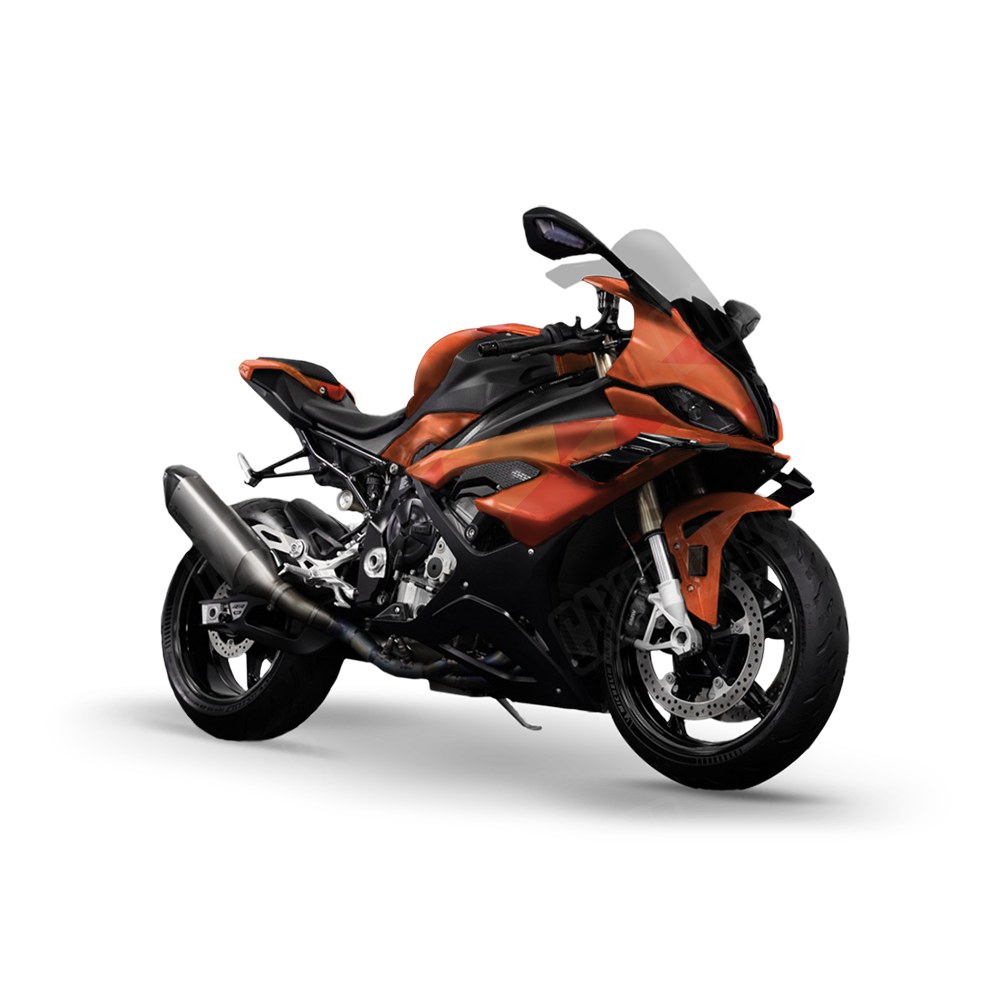 Triangle Elite Orange Sports Bike Wraps