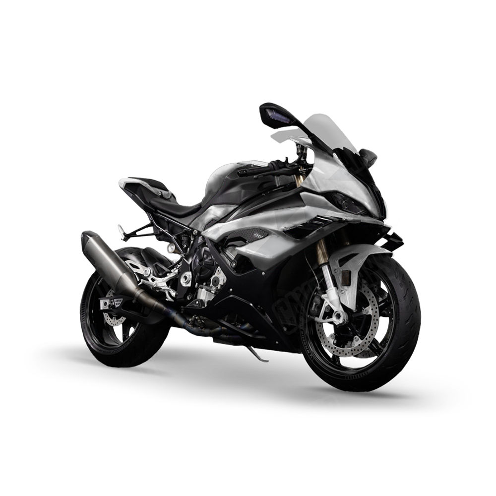 Triangle Elite White Sports Bike Wraps