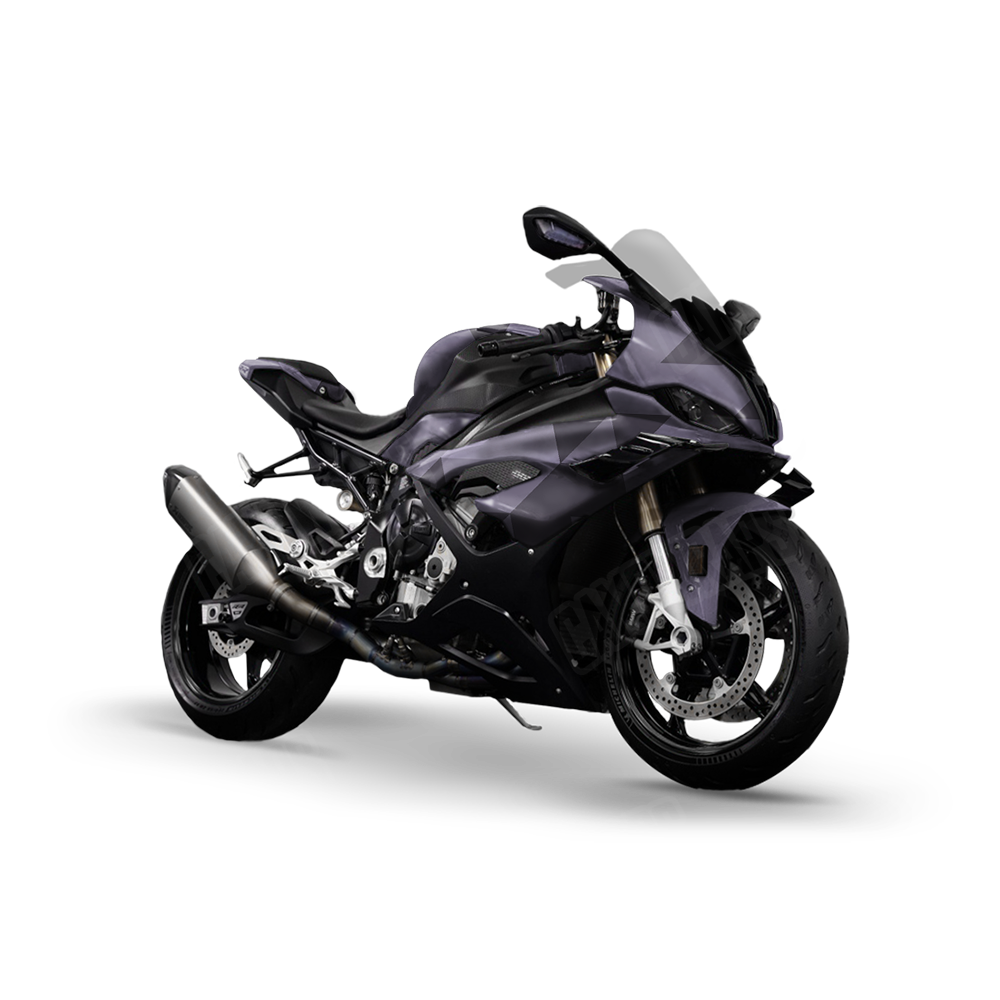 Triangle Lilac Sports Bike Wraps